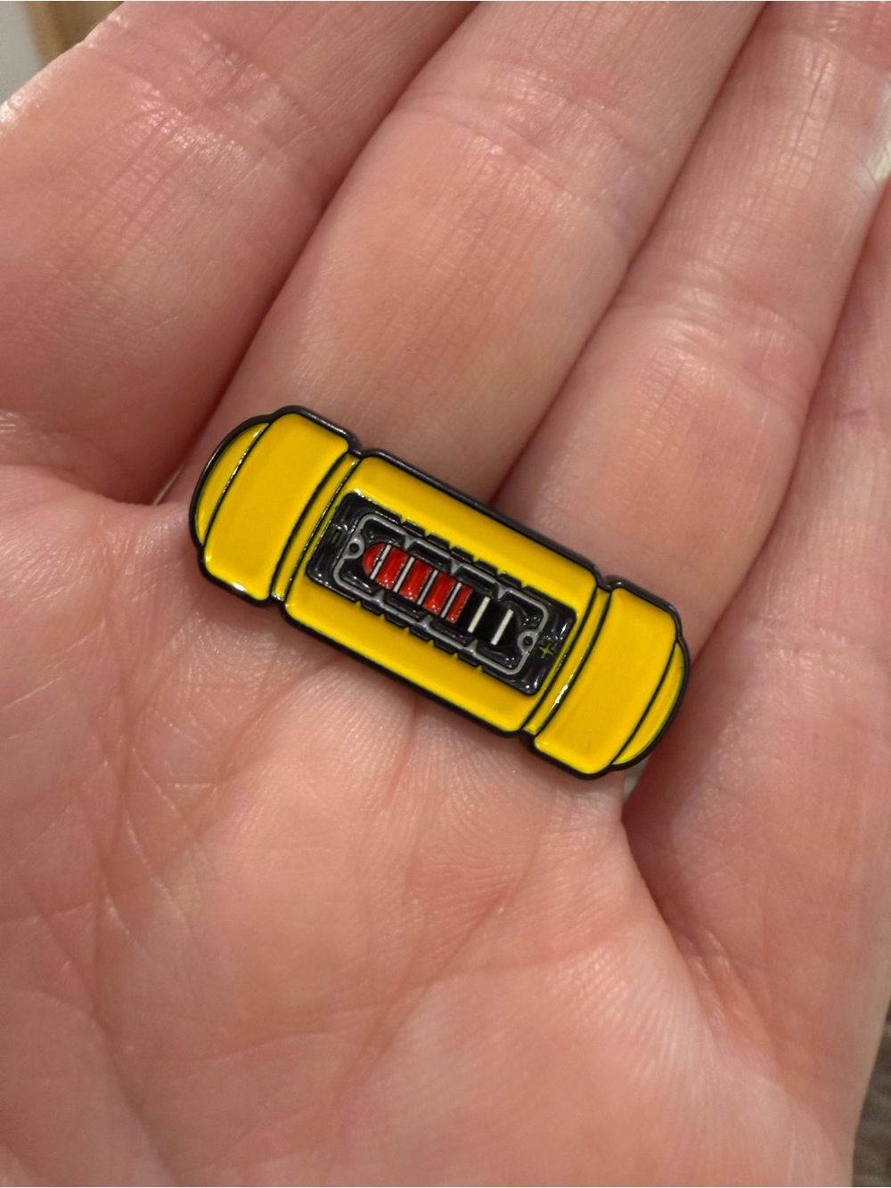 Disney Monsters Inc. Scream Machine Yellow Scream Container Enamel Pin